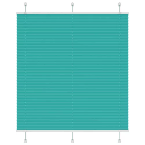 vidaXL pliszírozott redőny Benzinzöld 120x150 cm szövetszélesség