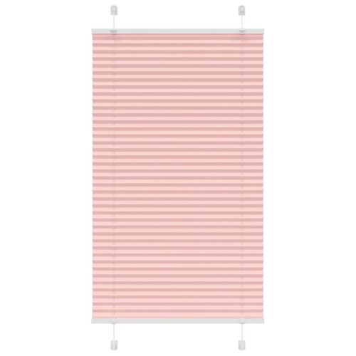 vidaXL pliszírozott redőny rózsaszín 80x150 cm szövetszélesség 79,4 cm