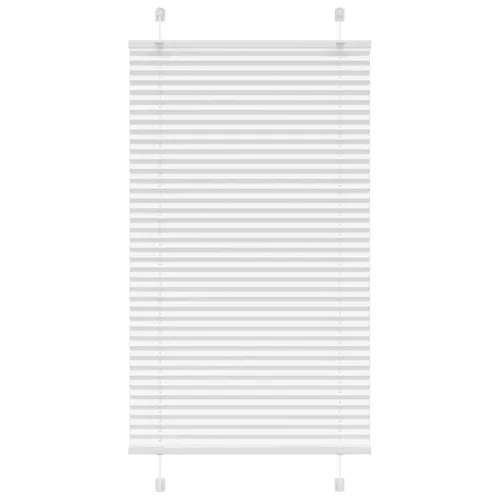 vidaXL pliszírozott redőny Fehér 70x100 cm szövetszélesség 69,4 cm