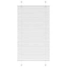   vidaXL pliszírozott redőny Fehér 80x100 cm szövetszélesség 79,4 cm