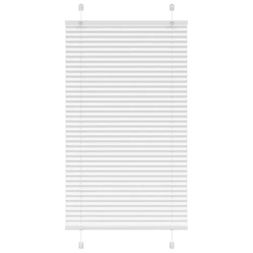 vidaXL pliszírozott redőny Fehér 80x100 cm szövetszélesség 79,4 cm