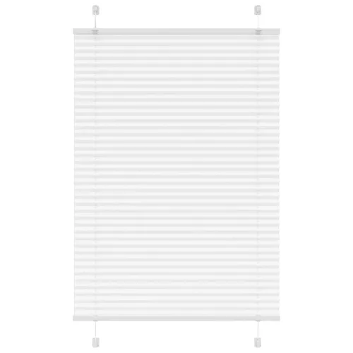 vidaXL pliszírozott redőny Fehér 90x100 cm szövetszélesség 89,4 cm