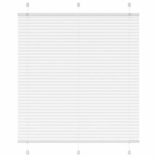 vidaXL pliszírozott redőny Fehér 120x100cm szövetszélesség 119,4cm