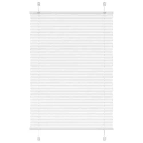 vidaXL pliszírozott redőny Fehér 95x150 cm szövetszélesség 94,4 cm