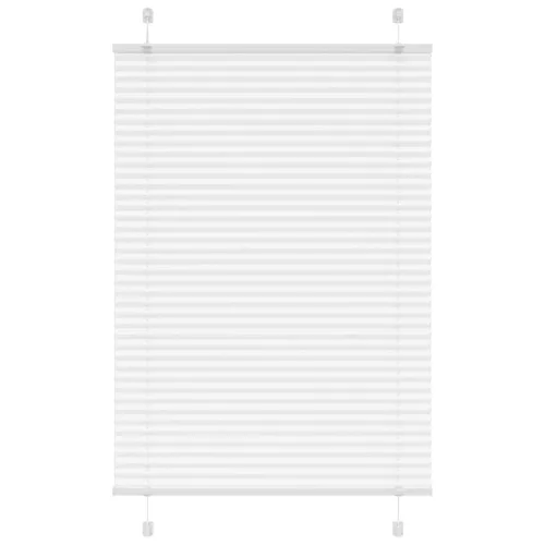 vidaXL pliszírozott redőny Fehér 100x150 cm szövetszélesség 99,4cm