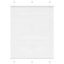   vidaXL pliszírozott redőny Fehér 105x150cm szövetszélesség 104,4cm