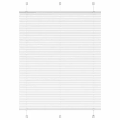 vidaXL pliszírozott redőny Fehér 110x150cm szövetszélesség 109,4cm