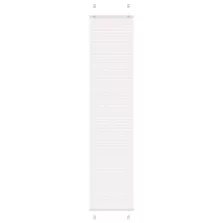   vidaXL pliszírozott redőny Fehér 40x200 cm szövetszélesség 39,4 cm