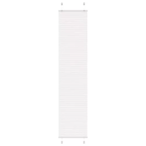 vidaXL pliszírozott redőny Fehér 40x200 cm szövetszélesség 39,4 cm