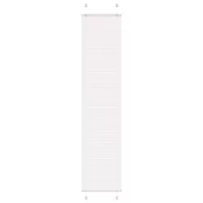   vidaXL pliszírozott redőny Fehér 50x200 cm szövetszélesség 49,4 cm