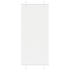   vidaXL pliszírozott redőny Fehér 90x200 cm szövetszélesség 89,4 cm