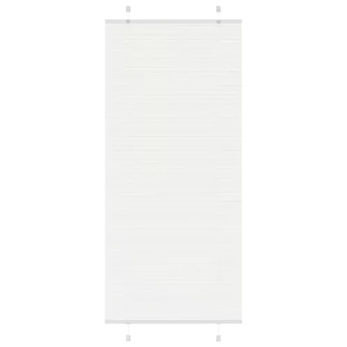 vidaXL pliszírozott redőny Fehér 90x200 cm szövetszélesség 89,4 cm