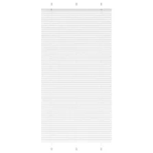   vidaXL pliszírozott redőny Fehér 110x200cm szövetszélesség 109,4cm