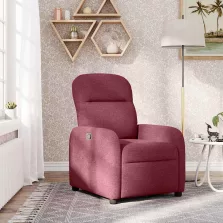 vidaXL bordó dönthető szövet fotel