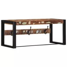   vidaXL kabátállvány többszínű 80x35x35 cm tömörfa, újrahasznosított fa