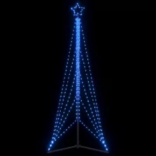 vidaXL kék karácsonyfa fénykúp 525 LED-del 300 cm