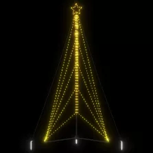   vidaXL meleg fehér karácsonyfa fénykúp 615 LED-del 400 cm