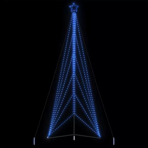 vidaXL kék LED karácsonyfa 861 LED 478 cm