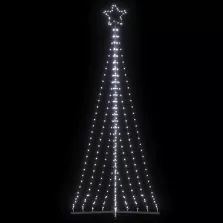vidaXL hideg fehér LED karácsonyfa 447 LED 249 cm