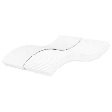 vidaXL fehér H2/H3 keménységű habmatrac 160 x 210 cm
