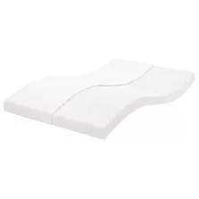   vidaXL fehér 7 zónás 20 ILD keménységű habmatrac 120 x 210 cm