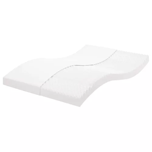 vidaXL fehér 7 zónás 20 ILD keménységű habmatrac 120 x 210 cm