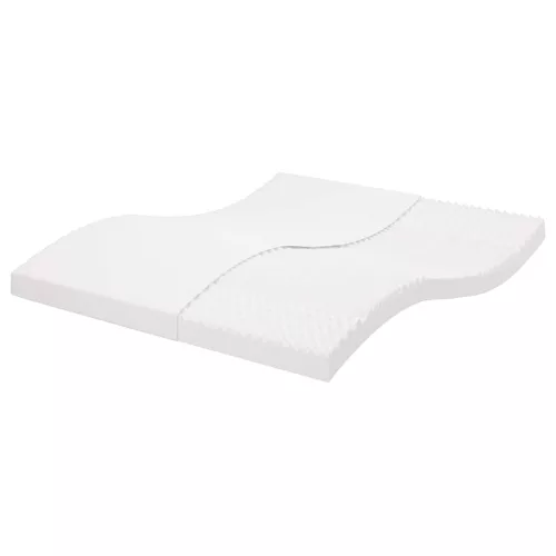 vidaXL fehér 7 zónás 20 ILD keménységű habmatrac 160 x 210 cm