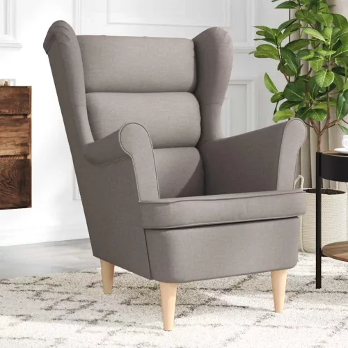 vidaXL tópszínű szövetfotel 74 x 84 x 100 cm