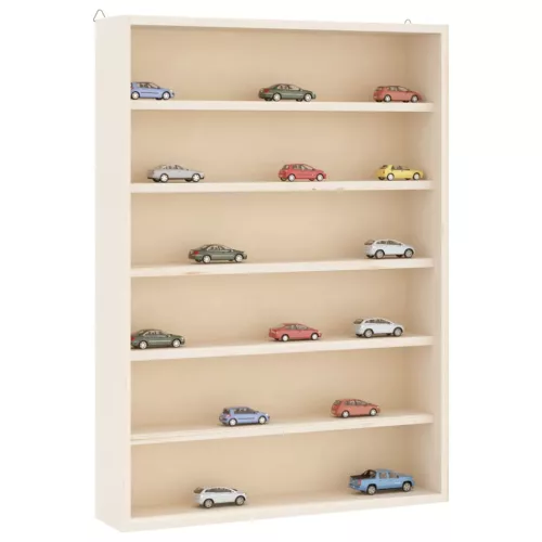vidaXL fa gyűjtő vitrin 6 polccal 40x8,5x55cm 40x8,5x55 cm