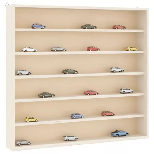 vidaXL fa gyűjtői vitrin 6 polccal 60x8,5x55cm 60x8,5x55 cm