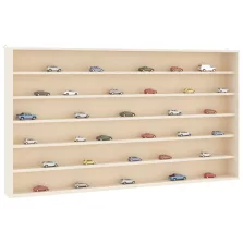 vidaXL fa gyűjtő vitrin 6 polccal 80x8,5x55cm 80x8,5x55 cm