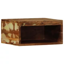   vidaXL tömör újrahasznosított falra szerelhető TV-szekrény 40x30x19 cm