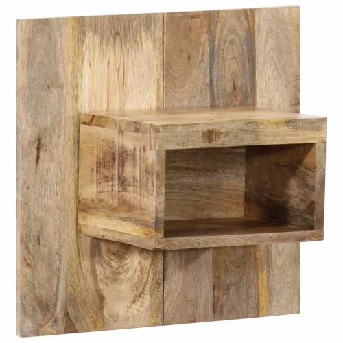 vidaXL Éjjeli szekrény 50x27x50 cm tömör durva fa mangó