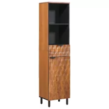   vidaXL Fürdőszoba Székény Barna 38 x 33 x 160 cm Tömör Mangófát