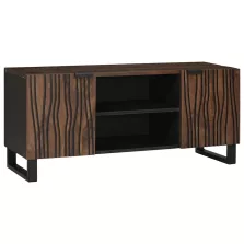 vidaXL TV szekrény Barna 105 x 33 x 46 cm tömör mangófa