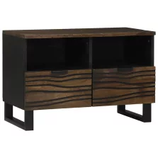   vidaXL TV Szekrény fiókkal Barna 70 x 33 x 46 cm tömör mangófa