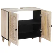   vidaXL Fürdőszoba Székény Falra szerelhető Fehér 62 x 33 x 58 cm