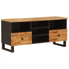   vidaXL TV szekrény Corona Barna 100 x 33,5 x 46 cm Tömör Mangófát