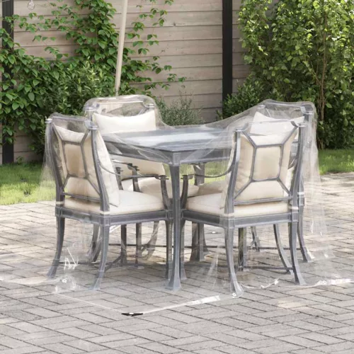 vidaXL átlátszó ponyva lyukasztóval 2x3 m PVC