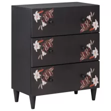   vidaXL Tároló szekrények Sokszínű 60 x 33,5 x 75 cm Tömör Mangófát