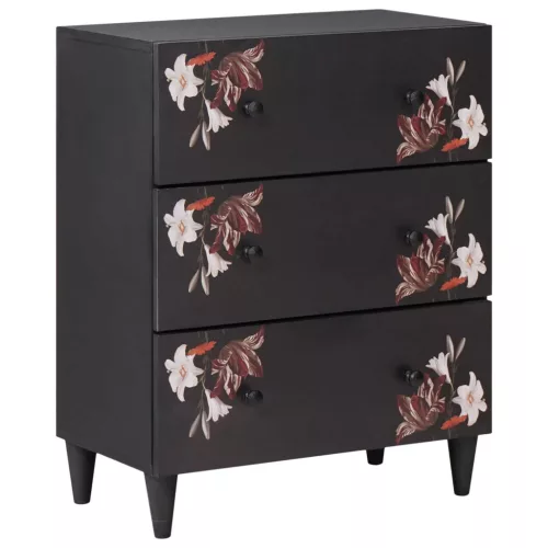 vidaXL Tároló szekrények Sokszínű 60 x 33,5 x 75 cm Tömör Mangófát
