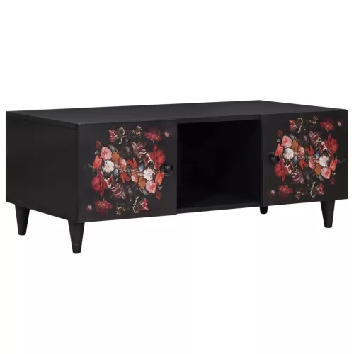 vidaXL Dohányzóasztal Sokszínű 100 x 54 x 40 cm Tömör Mangófát