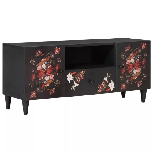 vidaXL Tároló szekrények Sokszínű 105 x 33,5 x 46 cm Tömör Mangófát