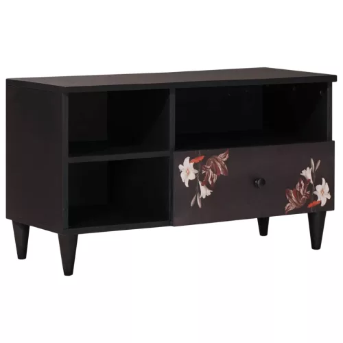 vidaXL Tároló szekrények Sokszínű 80 x 33,5 x 46 cm Tömör Mangófát