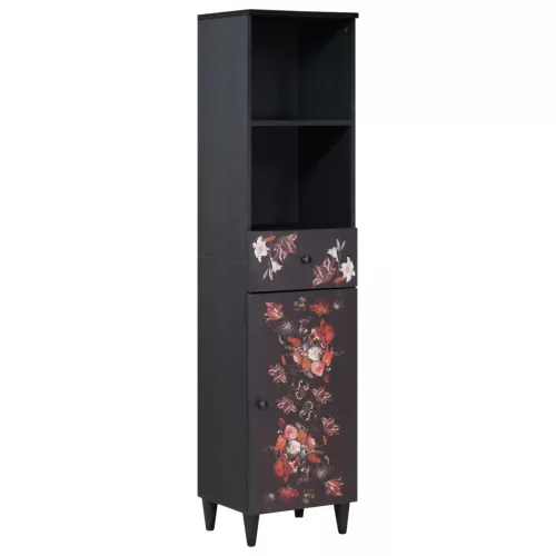 vidaXL Fürdőszoba Székény Sokszínű 38 x 33,5 x 160 cm Tömör Mangófát