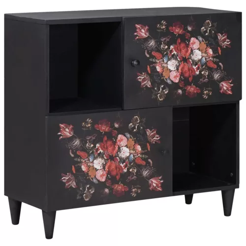 vidaXL Tároló szekrények Sokszínű 80 x 33,5 x 75 cm Tömör Mangófát