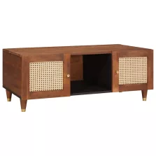 vidaXL Dohányzóasztal 100 x 54 x 40 cm Tömör Mangófát