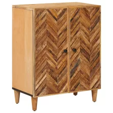   vidaXL Tároló szekrények Barna 60 x 33,5 x 75 cm Tömör Mangófát