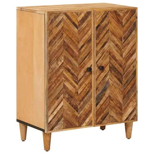 vidaXL Tároló szekrények Barna 60 x 33,5 x 75 cm Tömör Mangófát