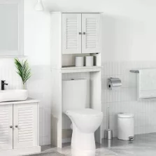   vidaXL WC Szekrény ajtóval VIGO Fehér és Antik Fehér 60 x 27 x 161 cm